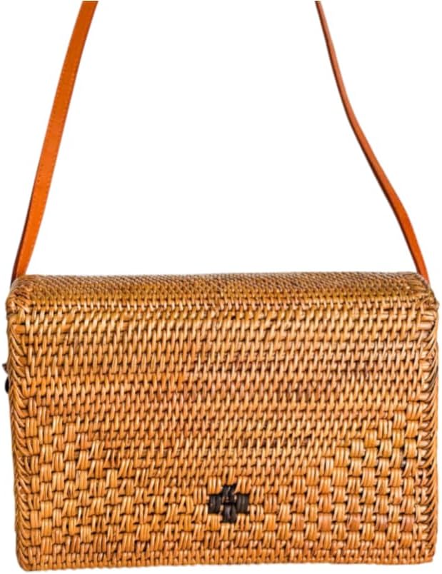 Handcrafted Artisan Woven Rattan Purse