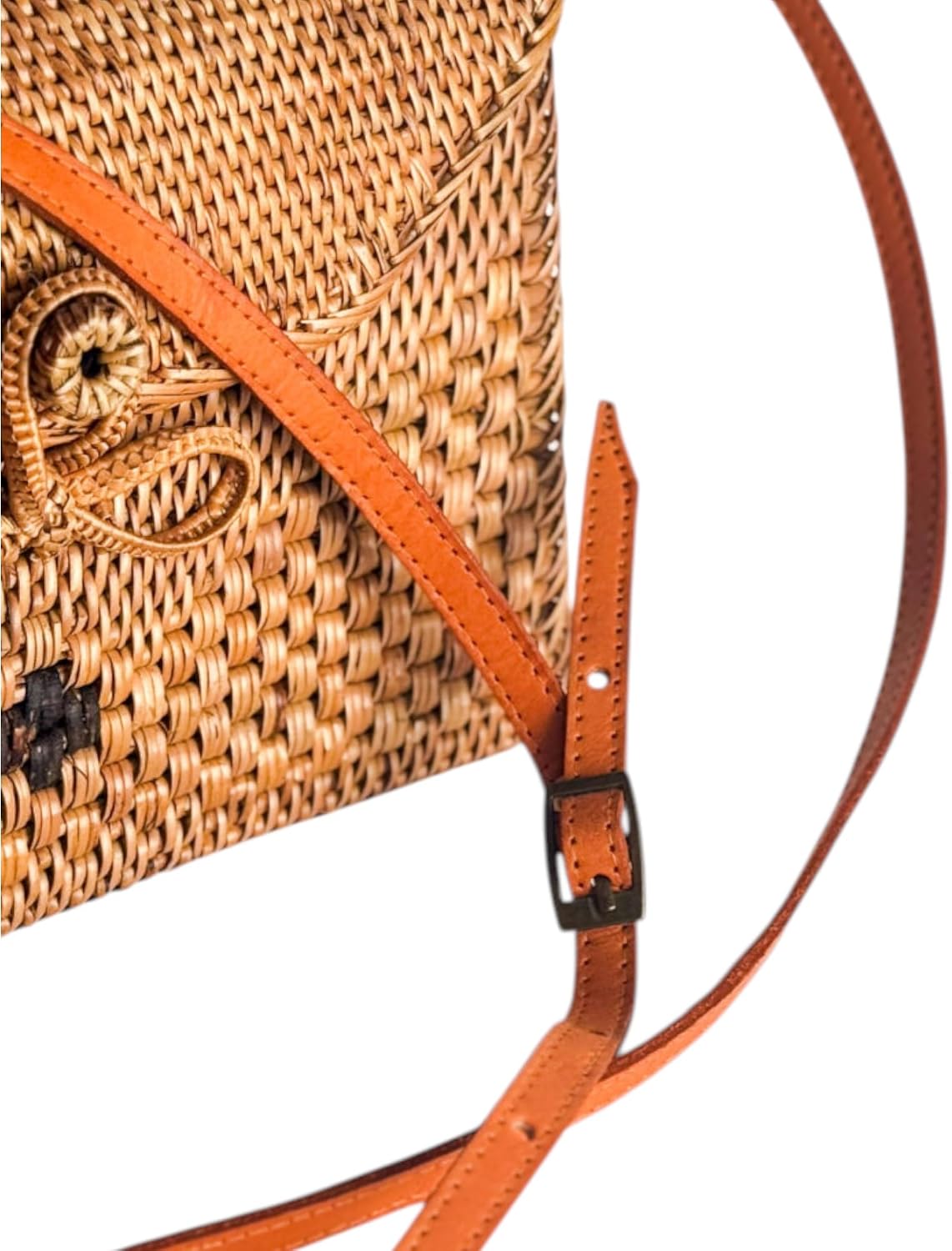 Handcrafted Artisan Woven Rattan Purse