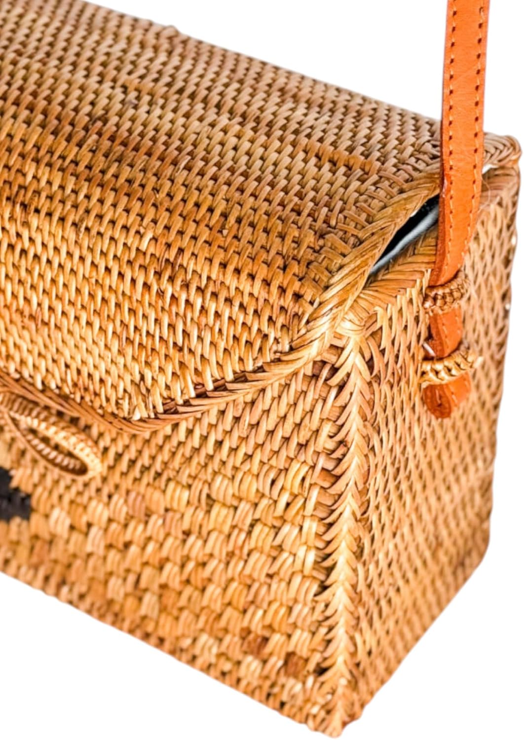 Handcrafted Artisan Woven Rattan Purse